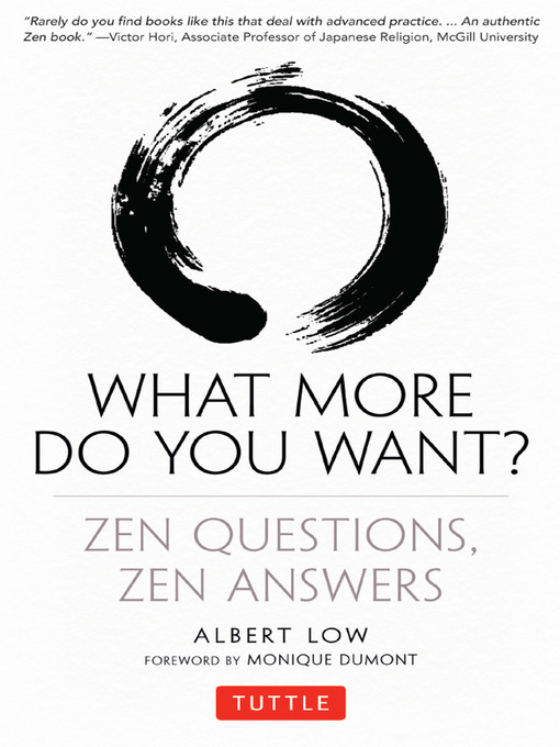 Title details for What More Do You Want? by Albert Low - Available